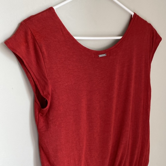 Prana Janey Foundation Mini Dress in Rustic Red Heather Women’s Size Small - Picture 7 of 11